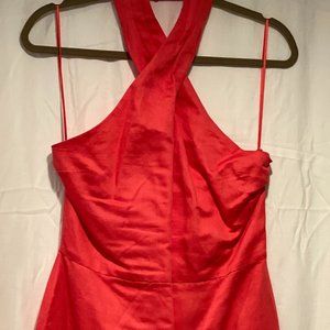 Criss Cross Halter Dress